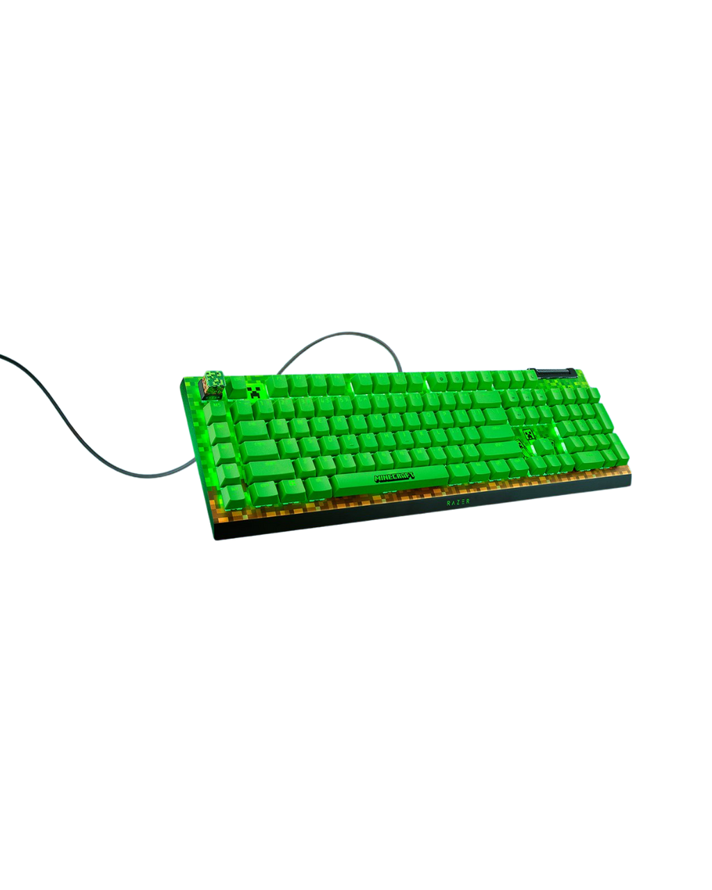 Razer BlackWidow V4 X Minecraft Edition Teclado Mecánico Gaming RGB Switch Verde