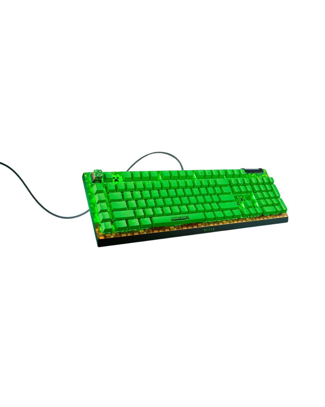 Razer BlackWidow V4 X Minecraft Edition Teclado Mecánico Gaming RGB Switch Verde