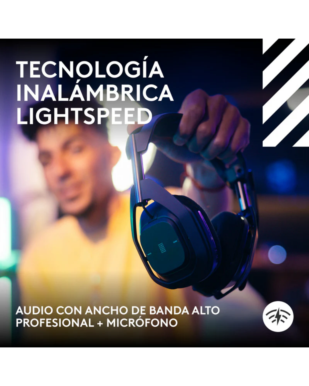 Audífonos Gamer Astro A50 X Inalámbricos HDMI 2.1 Base Station RGB