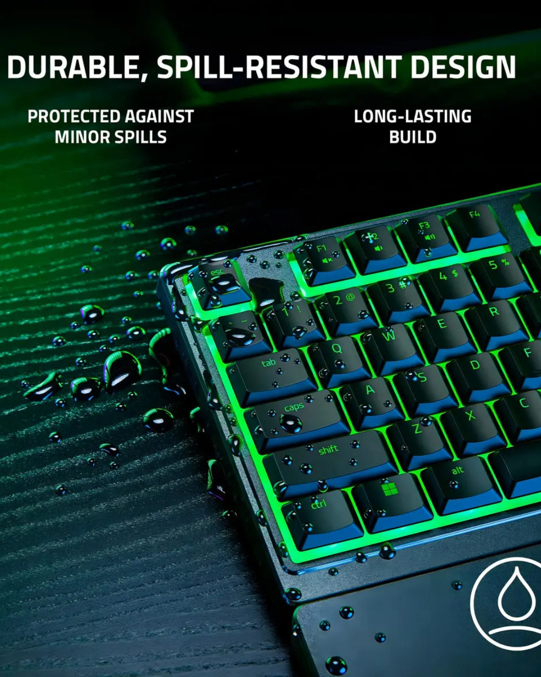 Teclado Gamer Razer Ornata V3 X RGB Alambrico Low Profile Full Size