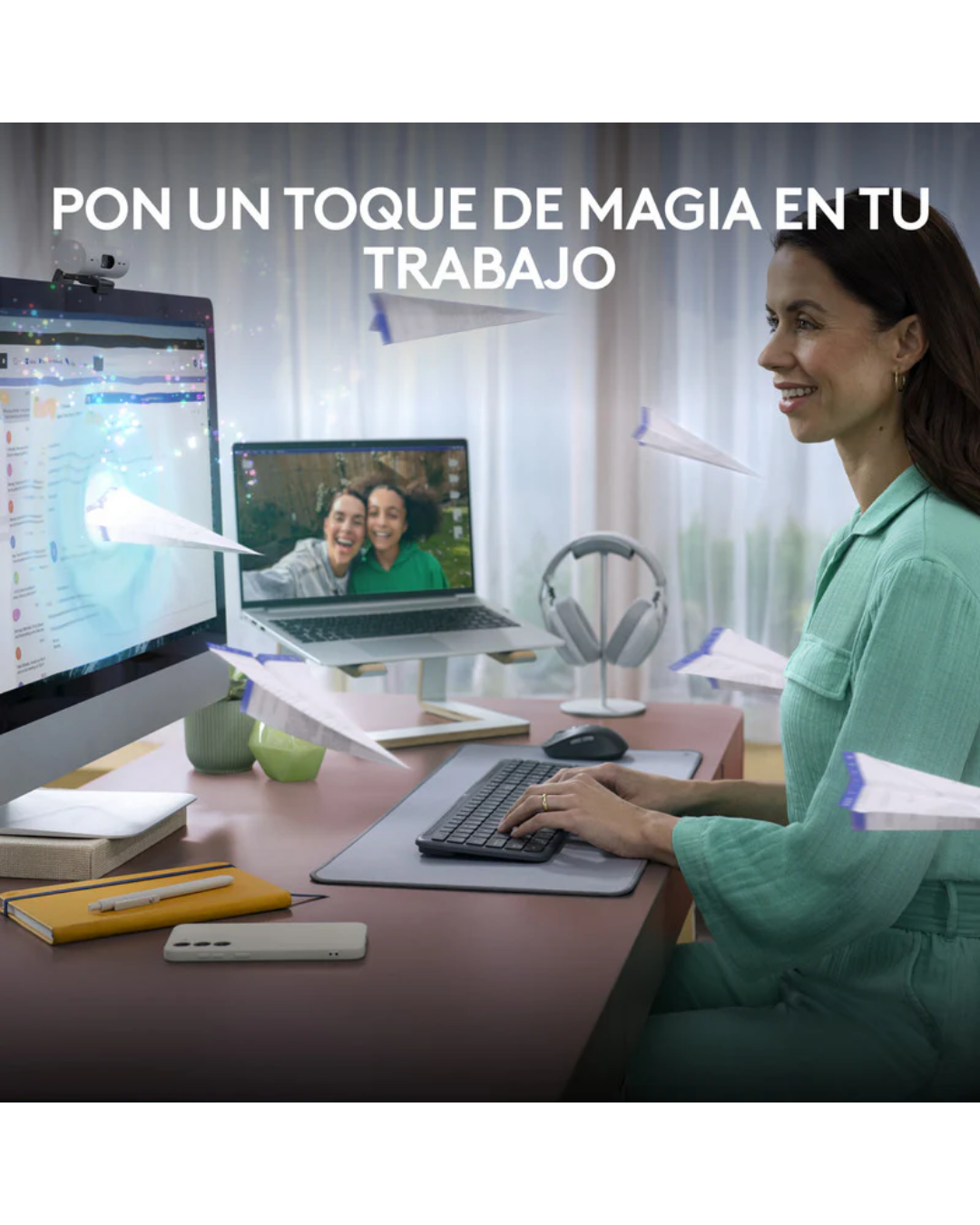 Teclado Logitech Signature Slim K950 Inalámbrico Bluetooth Multi-Device