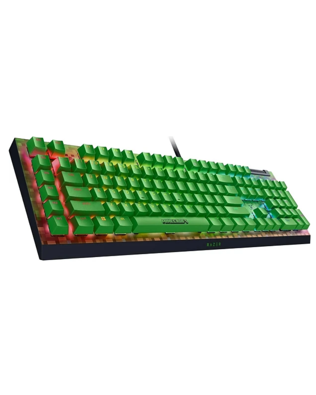 Razer BlackWidow V4 X Minecraft Edition Teclado Mecánico Gaming RGB Switch Verde