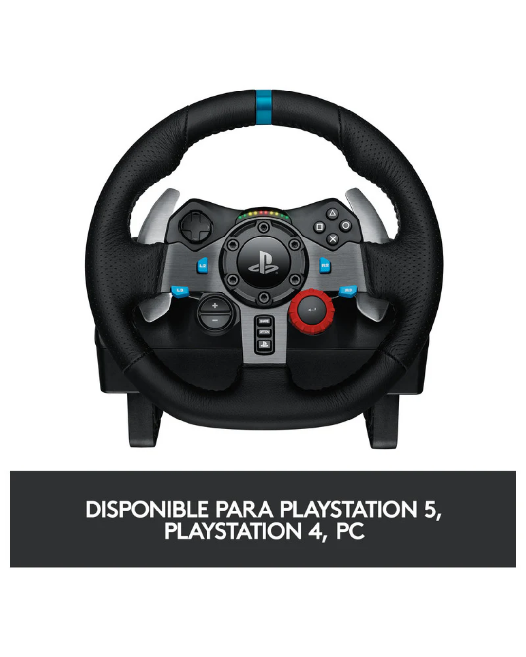 Timón Logitech G29 Driving Force para PS3 PS4 PC Negro con Pedales