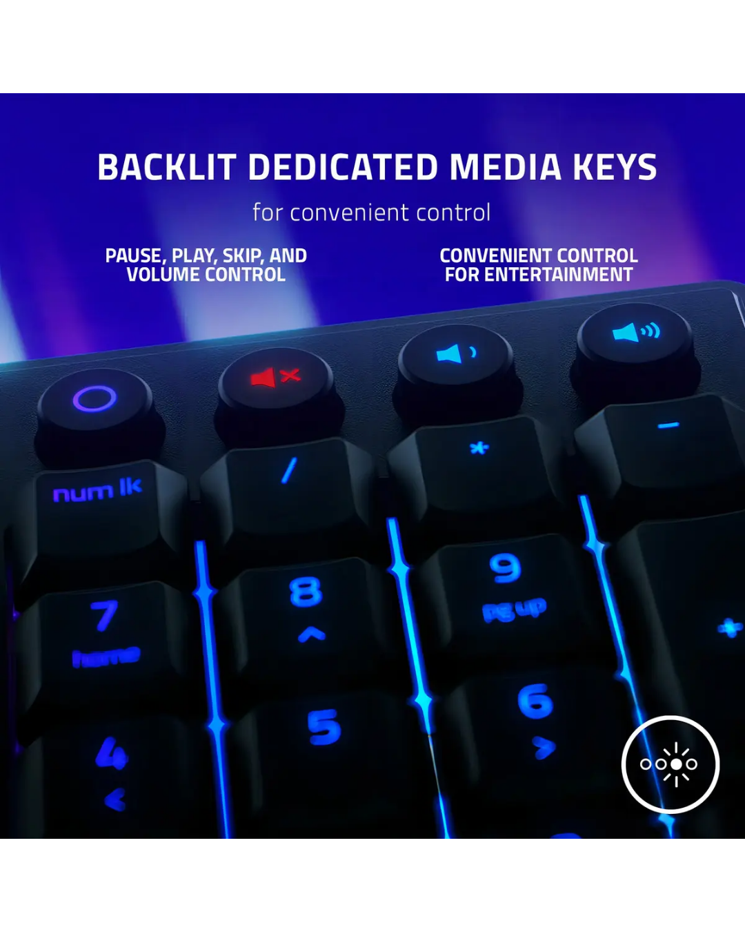 Teclado Gamer Razer Ornata V3 RGB Alambrico Low Profile Español Full Size