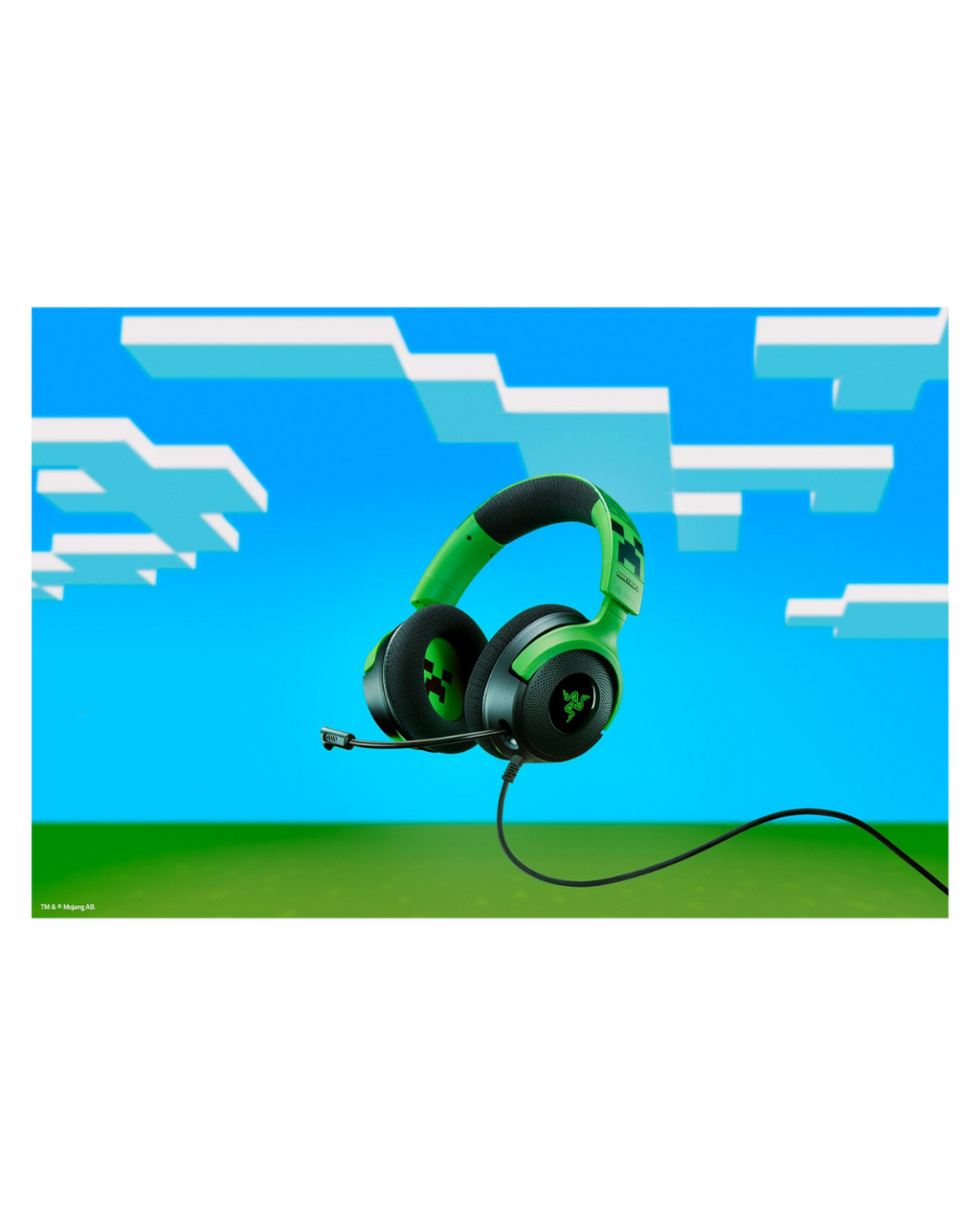 Razer Kraken V4 X Minecraft Edition Headset Gaming con Cable – Audio 7.1