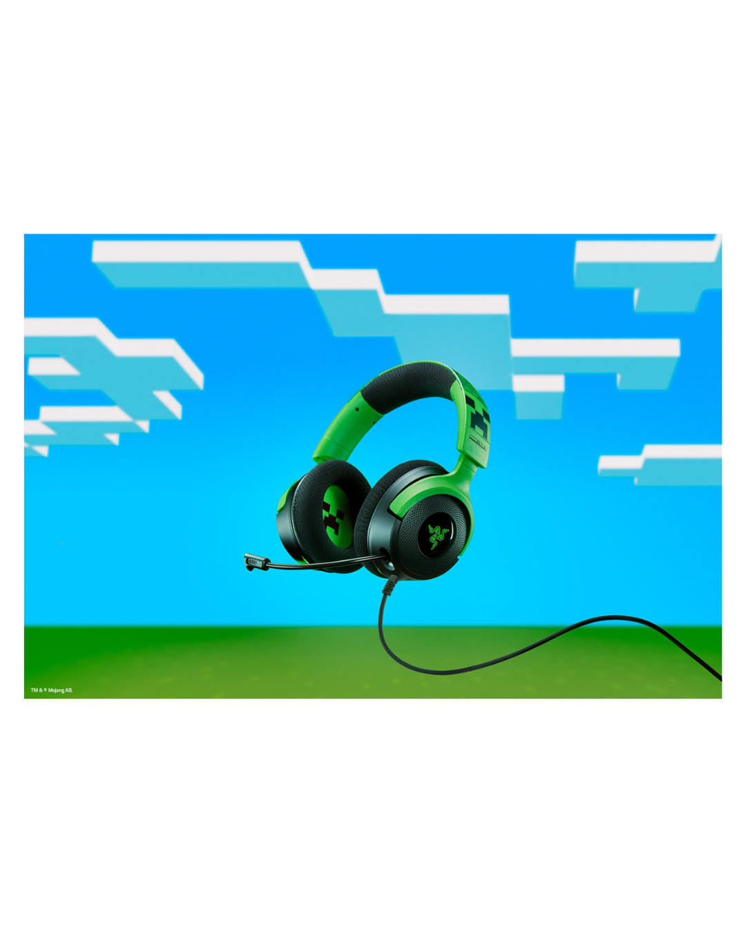 Razer Kraken V4 X Minecraft Edition Headset Gaming con Cable – Audio 7.1