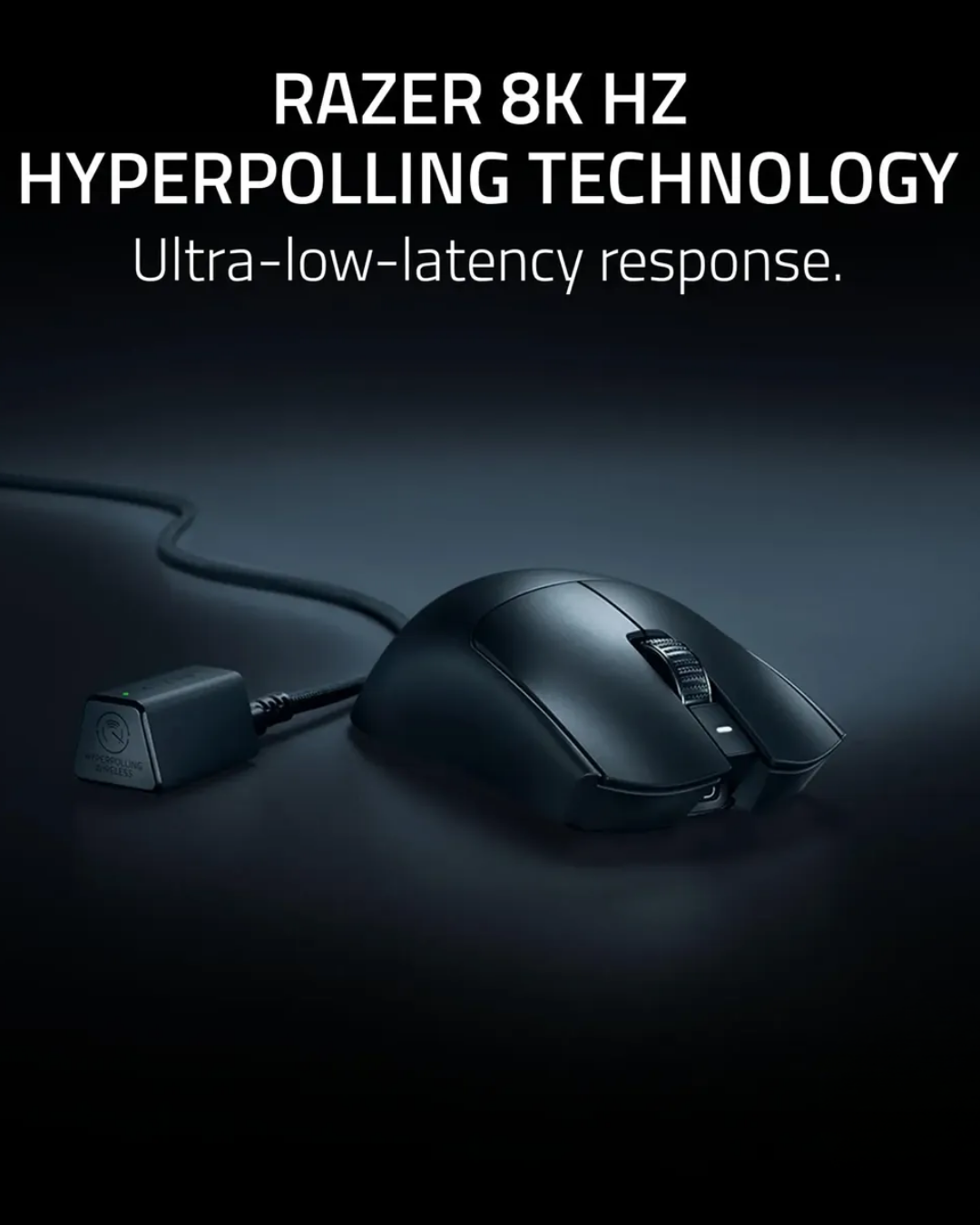 Mouse Gamer Inalámbrico Razer Viper V3 Pro Ultraligero 35K DPI 8KHz