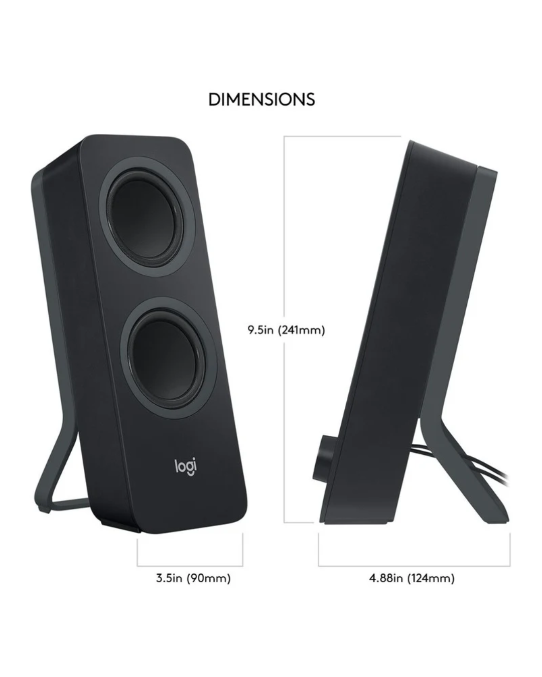 Parlantes Logitech Z207 Bluetooth 10W RMS USB 3.5mm Negro