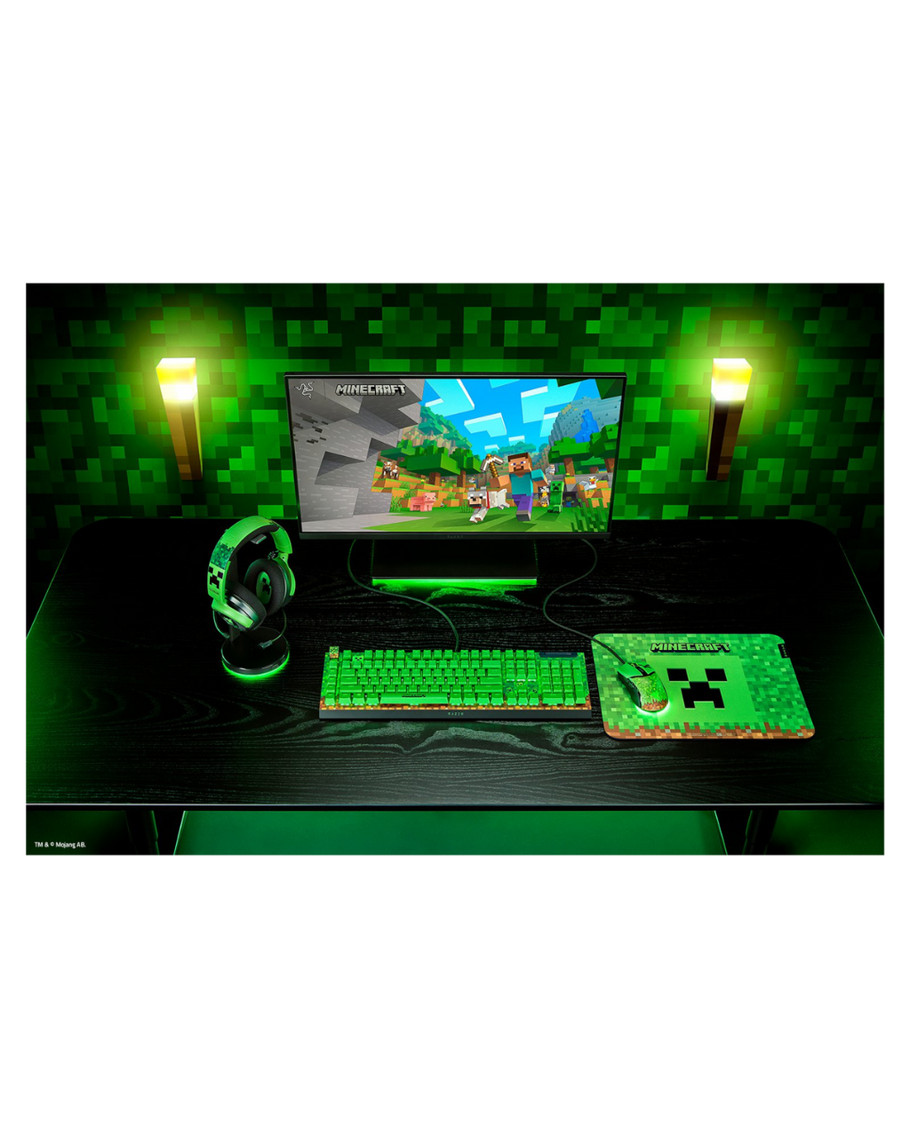 Razer Kraken V4 X Minecraft Edition Headset Gaming con Cable – Audio 7.1