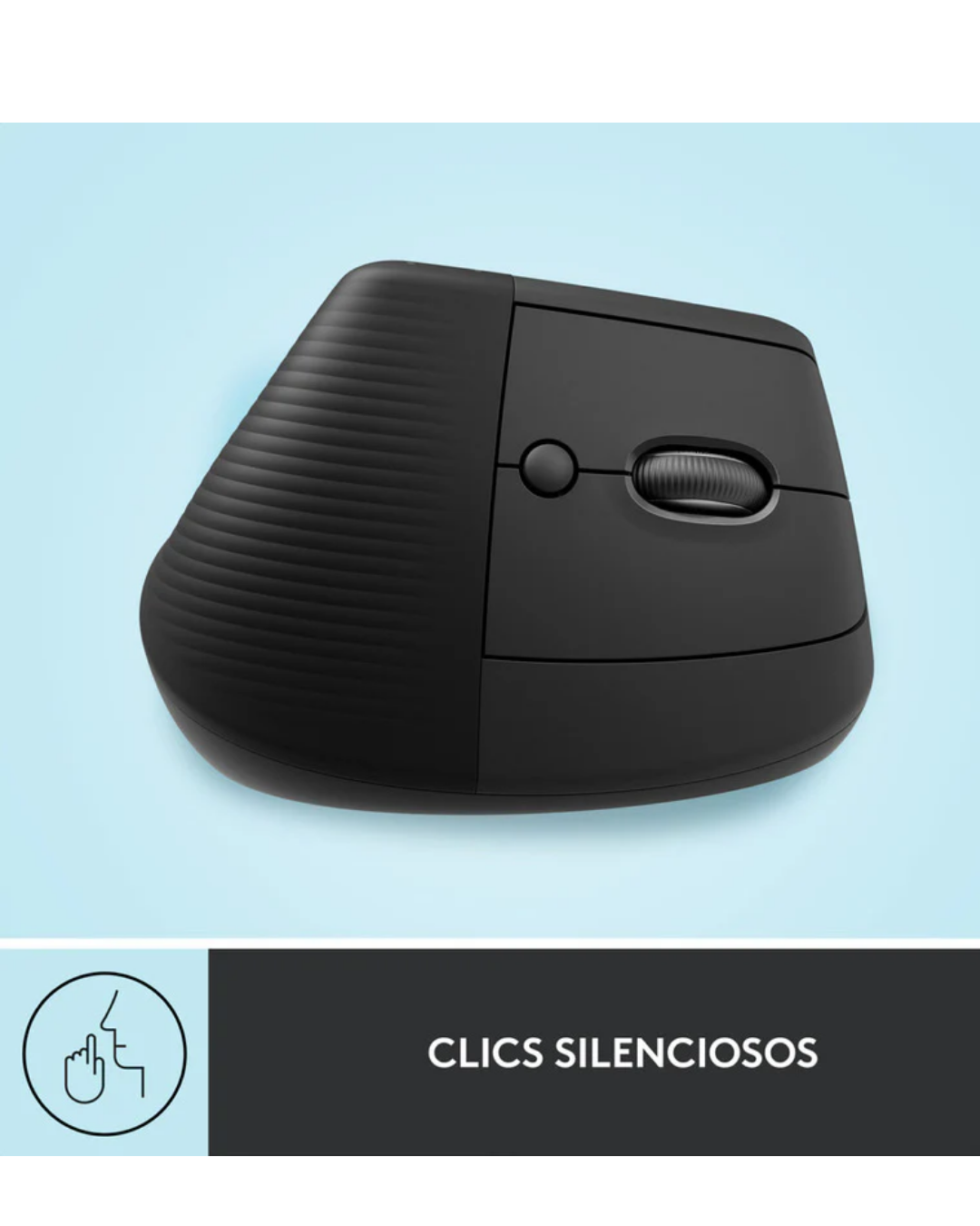 Mouse Logitech Lift Vertical Ergonómico Inalámbrico Bluetooth Grafito