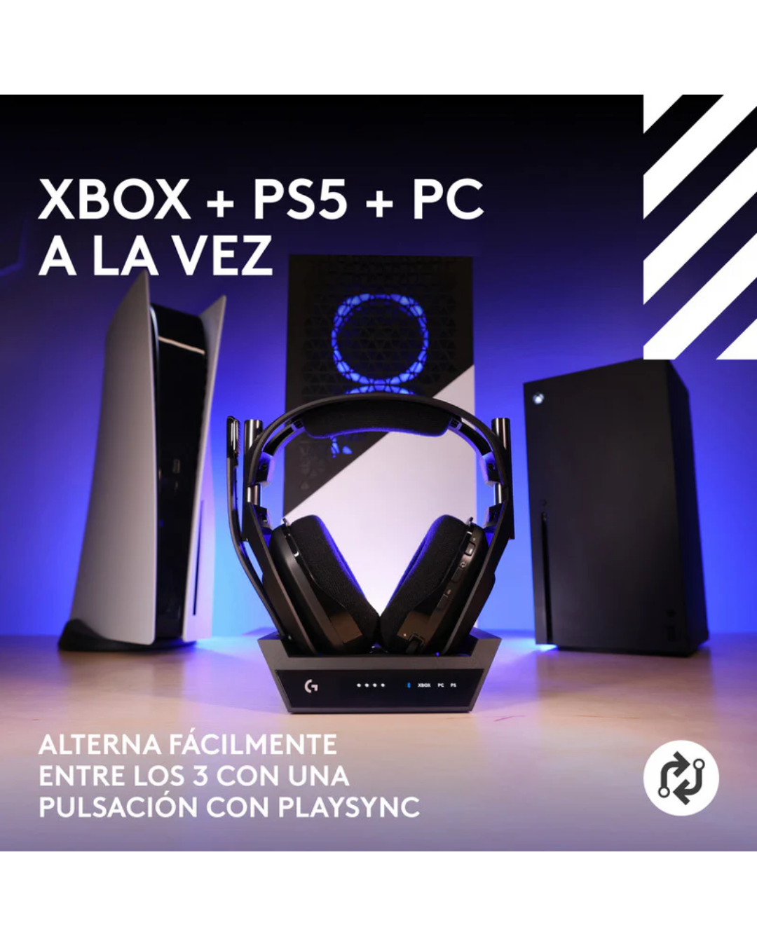 Audífonos Gamer Astro A50 X Inalámbricos HDMI 2.1 Base Station RGB