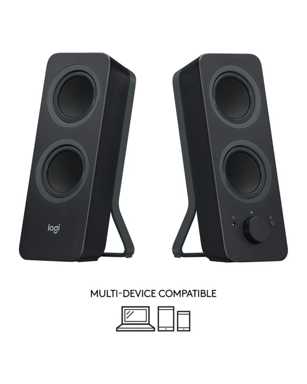 Parlantes Logitech Z207 Bluetooth 10W RMS USB 3.5mm Negro