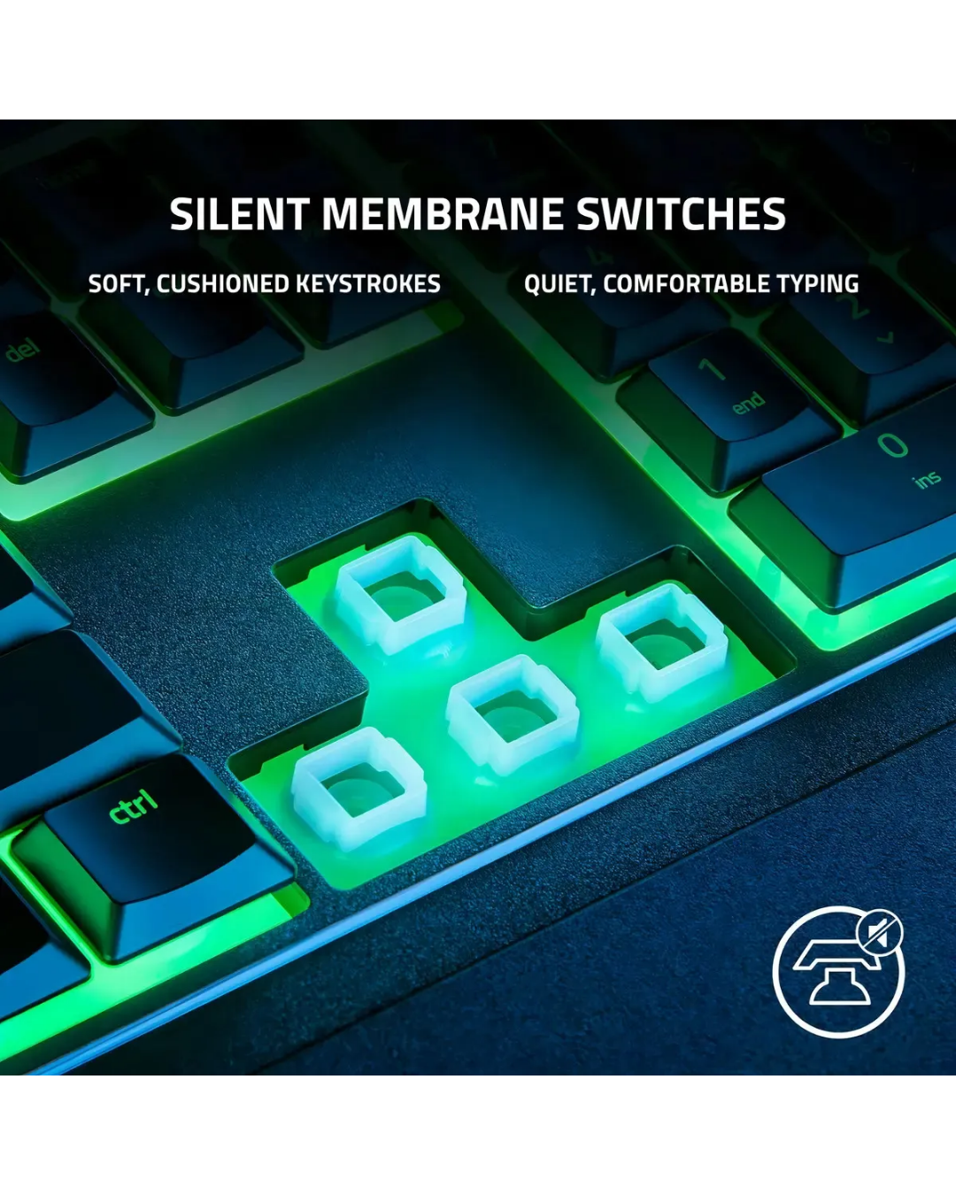 Teclado Gamer Razer Ornata V3 X RGB Alambrico Low Profile Full Size