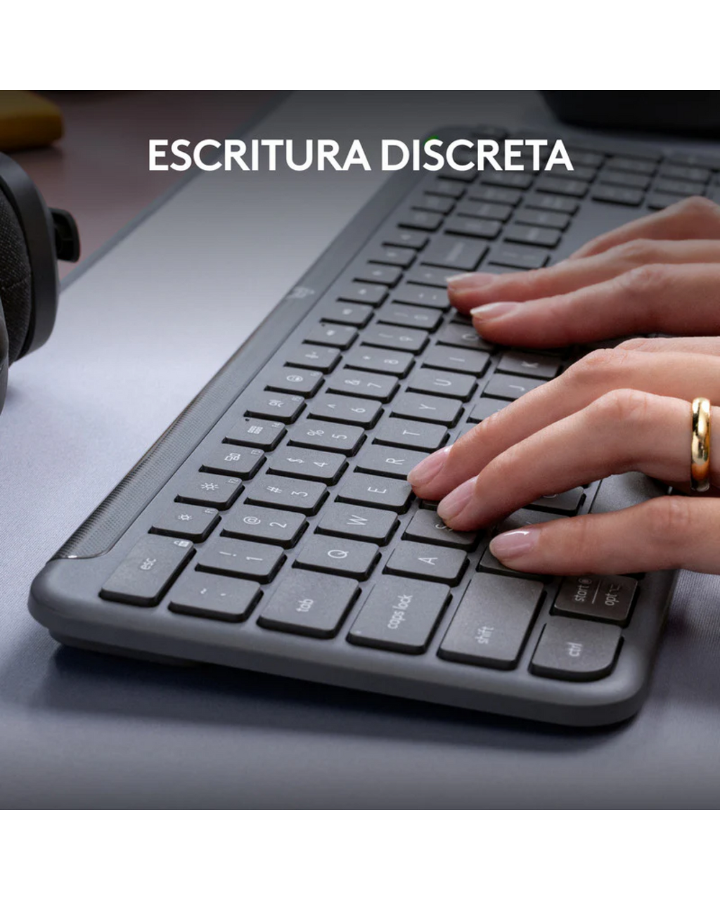 Teclado Logitech Signature Slim K950 Inalámbrico Bluetooth Multi-Device