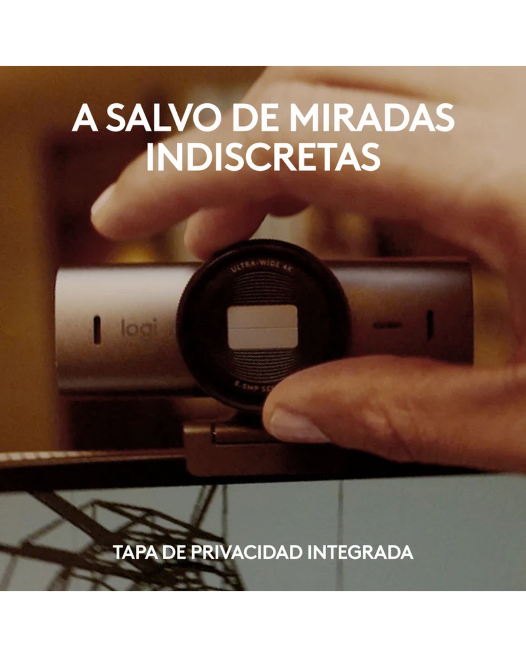 Cámara Web Logitech MX Brio 4K Ultra HD USB-C Grafito