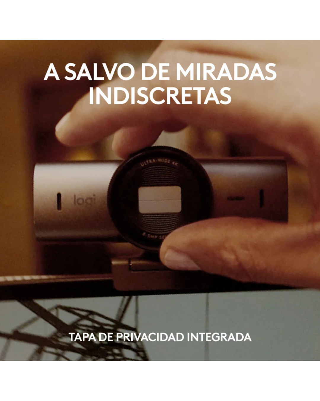 Cámara Web Logitech MX Brio 4K Ultra HD USB-C Grafito