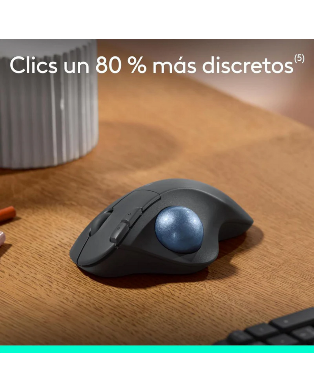 Mouse Logitech M575S Trackball Inalámbrico Bluetooth USB Ergonómico