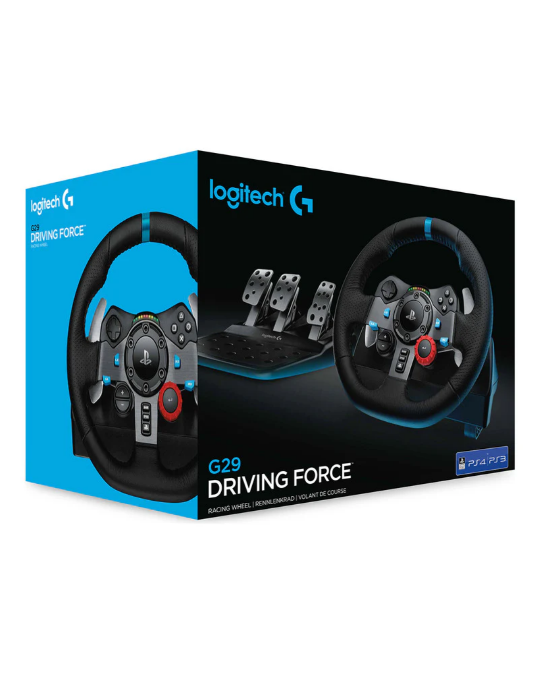 Timón Logitech G29 Driving Force para PS3 PS4 PC Negro con Pedales
