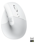 Mouse Logitech Lift Vertical Ergonómico Inalámbrico Bluetooth White