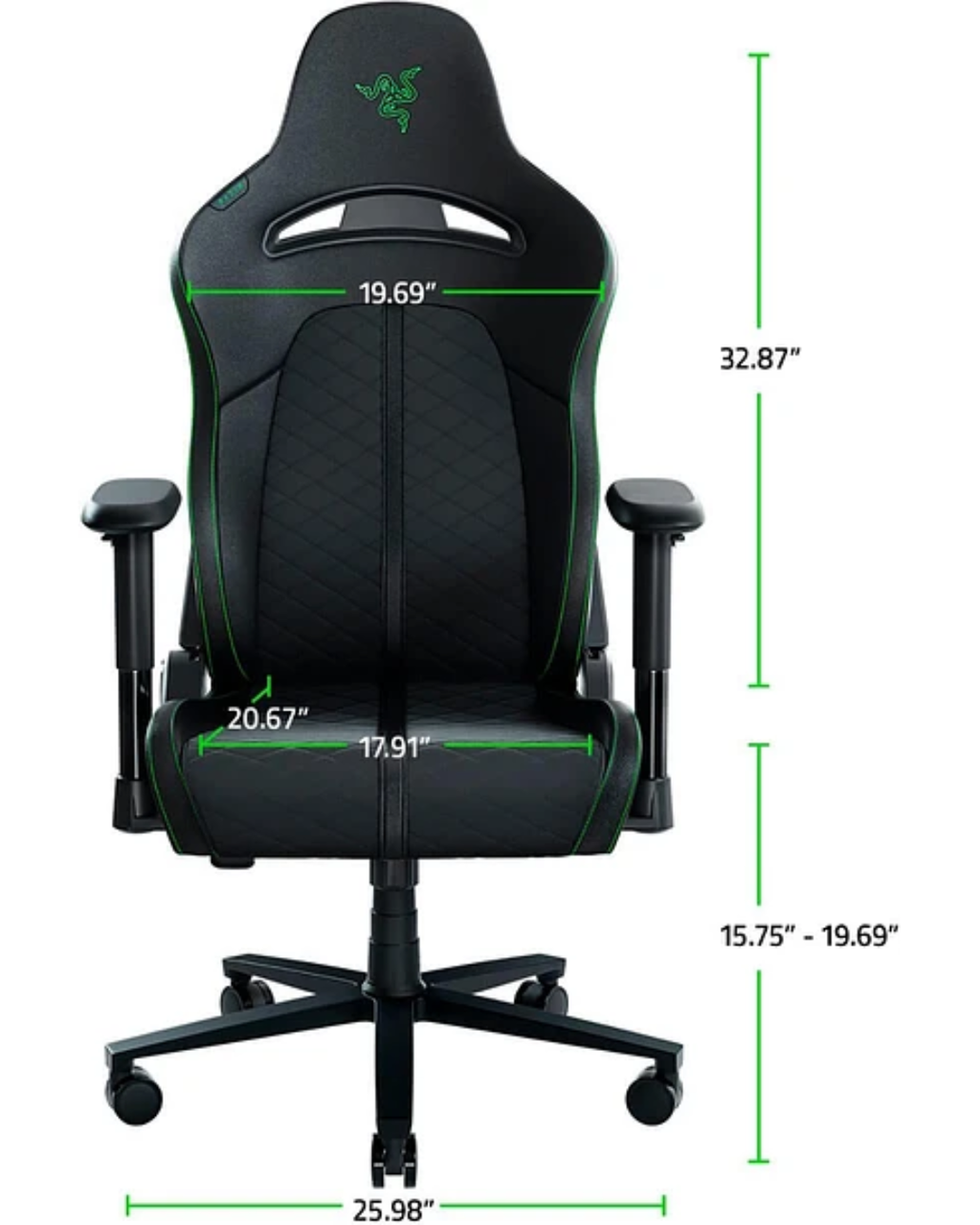 SILLA GAMER RAZER ENKI X