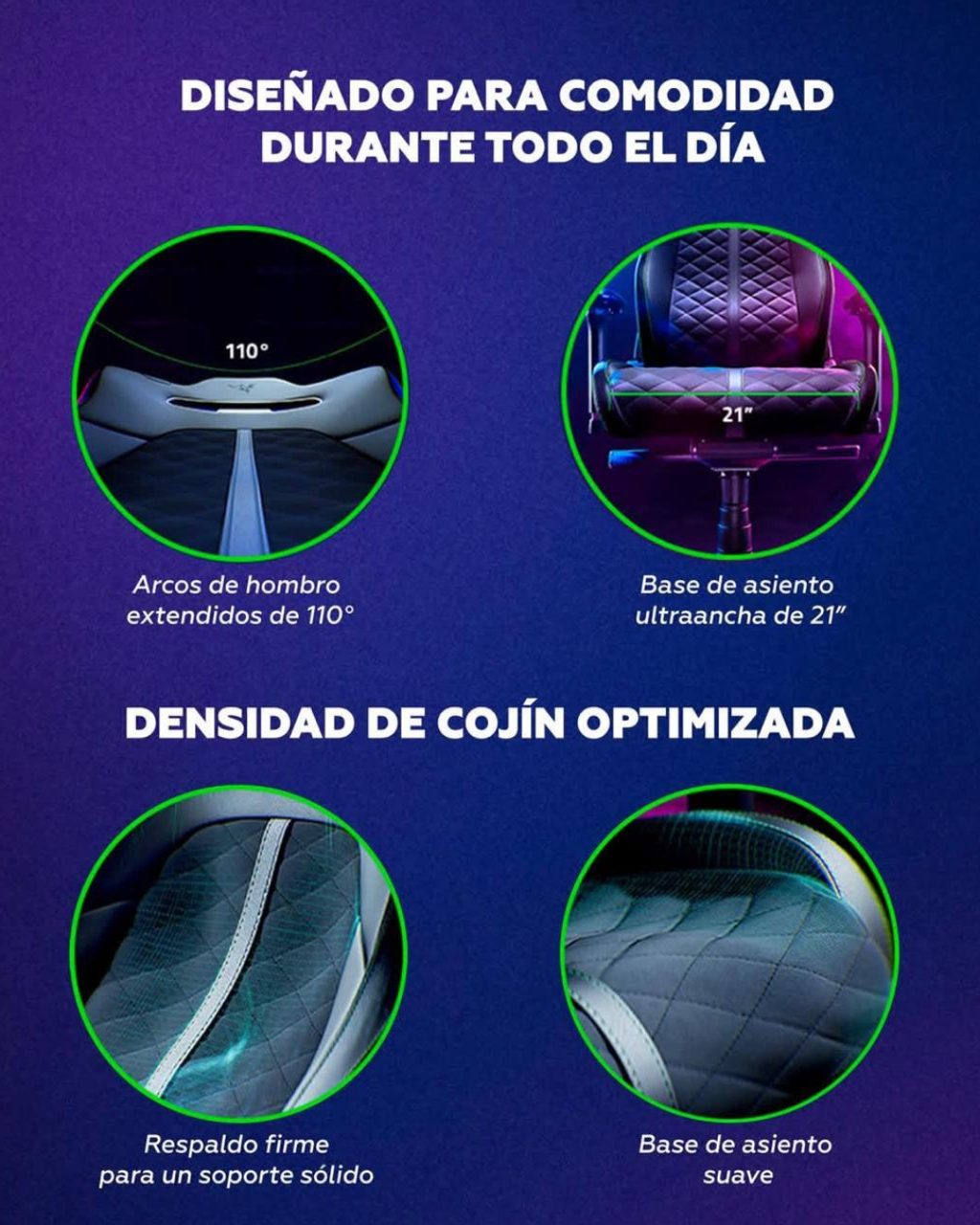 SILLA GAMER RAZER ENKI X